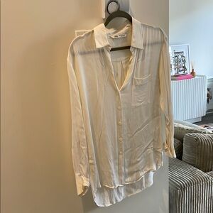 White Button-Up Shirt